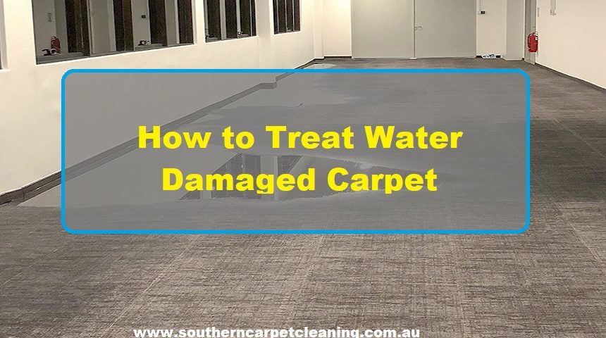 How to Treat Water Damaged Carpet